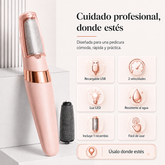 Suavizador de Pies Eléctrico con luz LED™