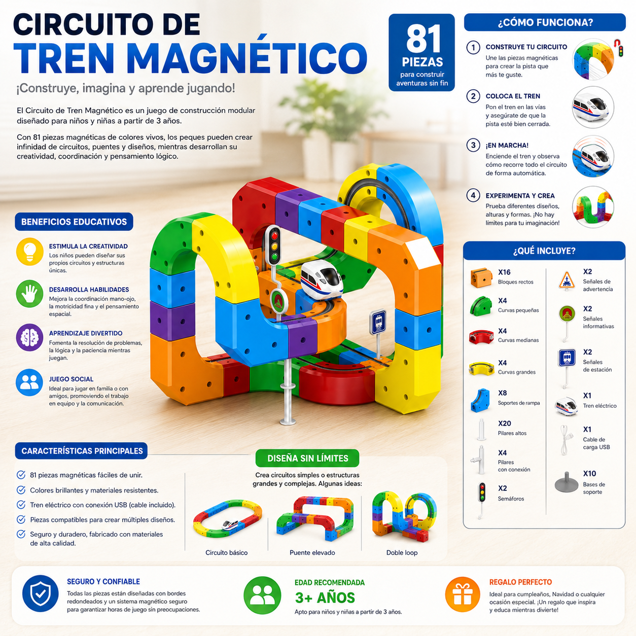 Tren eléctrico para niños™